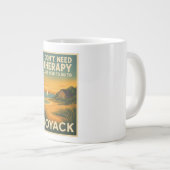 私はセラピーは必要ない、私はNoyackが必要 ジャンボコーヒーマグカップ (正面右)
