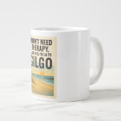 私はセラピーは、私はギルゴに行く必要はない ジャンボコーヒーマグカップ (正面右)