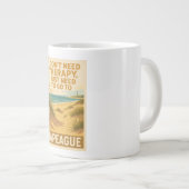 私はセラピーを必要としない、私はちょうどナペハーグを必要とする ジャンボコーヒーマグカップ (正面右)