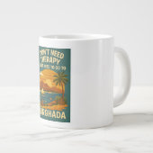 私はセラピーを必要としない、私はちょうどHurghadaが必要 ジャンボコーヒーマグカップ (正面右)