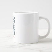 私はセラピーを必要としない、私は支払人の独身の健康を必要とする ジャンボコーヒーマグカップ (右)