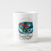 私はセラピーを必要としない、私は新鮮な捕虜を必要とする ジャンボコーヒーマグカップ (正面)