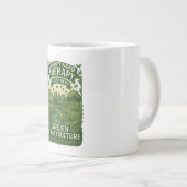私はセラピーを必要としない、私は緑のインフラストラクチャを必要とする ジャンボコーヒーマグカップ (正面右)