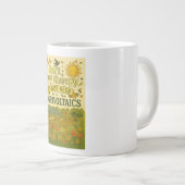私はセラピーを必要としない、私はAgrivolticsが必要だ ジャンボコーヒーマグカップ (正面右)
