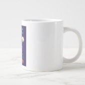 私はセラピーを必要としない、私はhayrideだけ幽霊のよく出るが必要 ジャンボコーヒーマグカップ (右)