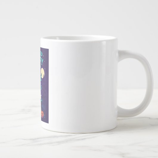 私はセラピーを必要としない、私はhayrideだけ幽霊のよく出るが必要 ジャンボコーヒーマグカップ (右)