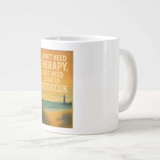 私はセラピーを必要としない、私はMattitcukを必要とする ジャンボコーヒーマグカップ (正面右)