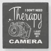 私はセラピー写真の石のコースターは必要ない ストーンコースター (正面)