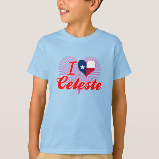 私はセレスティを愛して,テキサス州 Tシャツ