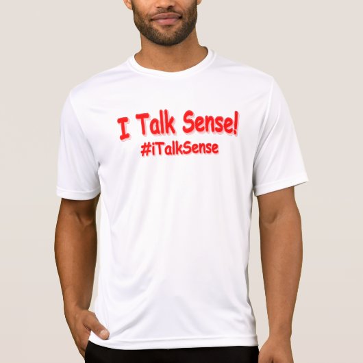 「私はセンスを話す」かわいいデザイン。買今 Tシャツ (正面)