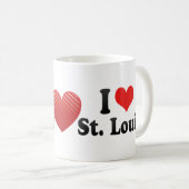 私はセントルイスを愛します コーヒーマグカップ (正面右)
