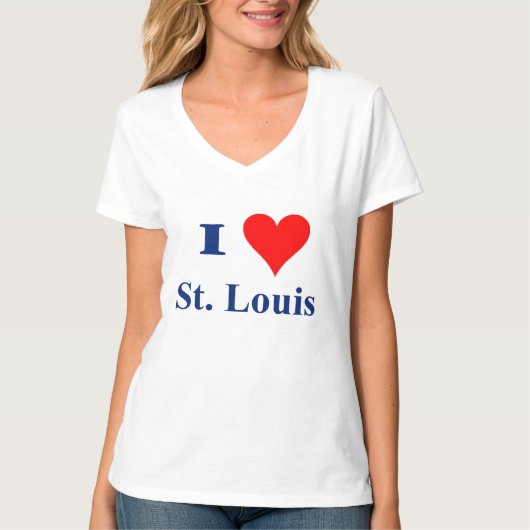 私はセントルイスを愛します Tシャツ (正面)