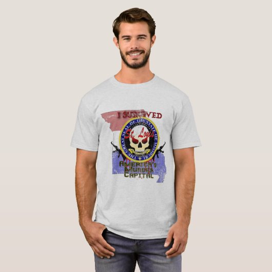 私はセントルイスを生き延びました Tシャツ (正面フル)