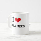 私はセーターが大好きだ コーヒーマグカップ (正面左)