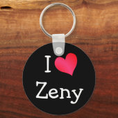私はゼニーが大好き キーホルダー (正面)