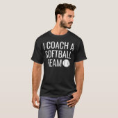 私はソフトボールのチームを指導する Tシャツ (正面フル)
