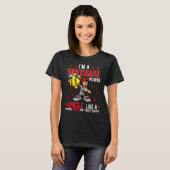 私はソフトボール選手の叔父だけ家族クールだ Tシャツ (正面フル)