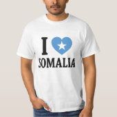 私はソマリアが大好きだ Tシャツ (正面)
