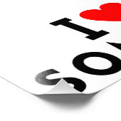 私はソマリアの国を愛しているハート旅行観光のような フォトプリント            (角)