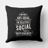 私はソーシャルアンチではない クッション (裏面)