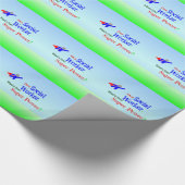 私はソーシャルワーカーだ。お前の力すごいは？ ラッピングペーパー (角)