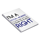 私はソーシャルワーカーだ ノートブック (右側)