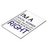 私はソーシャルワーカーだ ノートブック (左側)