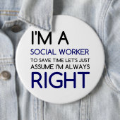 私はソーシャルワーカーだ 缶バッジ (インサイチュ)