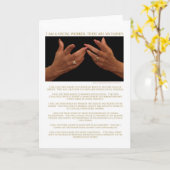 私はソーシャルワーカーで、これらは私の手札である カード (黄色い花)