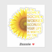私はソーシャルワーカーになった シール (シート)