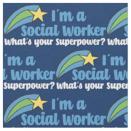 私はソーシャルワーカーよスーパーパワーブルーとは ファブリック