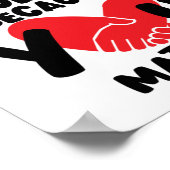 私はソーシャルワーカーよセラピスト ポスター (角)