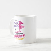 私はソーシャルワーカーよ超大国 コーヒーマグカップ (正面左)