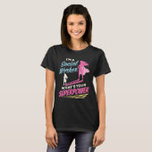 私はソーシャルワーカーよ超大国 Tシャツ (正面フル)