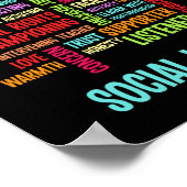 私はソーシャルワーカーギフトメンタルの基本的なエージェントである ポスター (角)