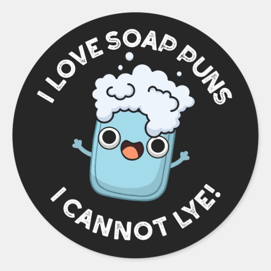 私はソープンプンが大好きおもしろい私はプンダーク ラウンドシール (正面)