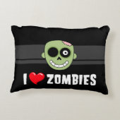 私はゾンビが大好き アクセントクッション (裏面)