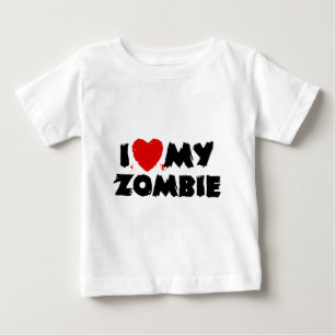 私はゾンビが大好き ベビーTシャツ