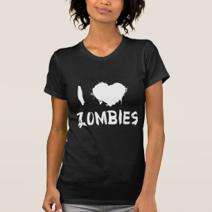 私はゾンビが大好き Tシャツ