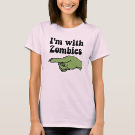 私はゾンビと一緒にいる Tシャツ
