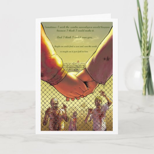 私はゾンビの啓示で恋に落ちました カード (正面)