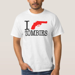 私はゾンビを撃ちます Tシャツ