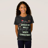 私はゾンビ小妖精や小人ファミリーマッチングクリスマスおもしろい Tシャツ (正面フル)