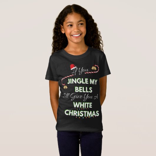 私はゾンビ小妖精や小人ファミリーマッチングクリスマスおもしろい Tシャツ (正面フル)