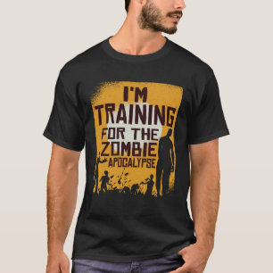 私はゾンビ黙示録の訓練を受けている Tシャツ