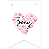 私はゾーイが大好き バンティングフラッグ (第1の旗)