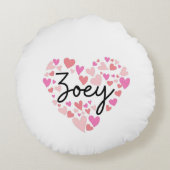 私はゾーイが大好き ラウンドクッション (裏面)