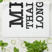 私はタイを長く愛している キッチンタオル (折り畳み)