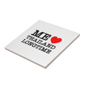 私はタイを長く愛している タイル (側面)