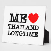 私はタイを長く愛している フォトプラーク (側面)